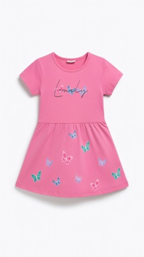 Платья арт.16506 CITCIT kids дев. 3-6 (светло-розовый)
