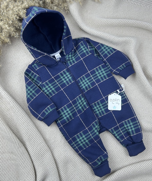 Комбинезон арт.225010 Elefin baby мал. 0-12 (синий)