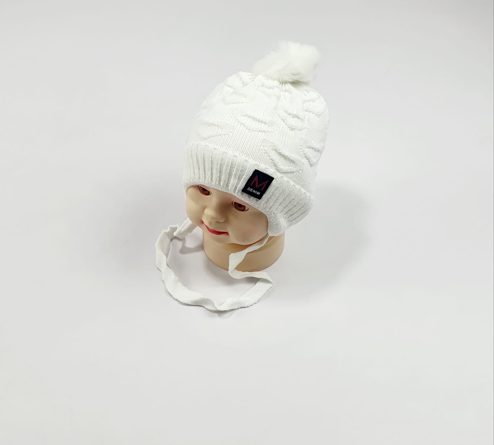 Шапка малютка арт.1017 (белый)