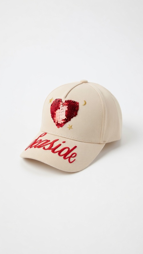 Кепка Сердце арт.PAP-13 Kiddo 54р (бежевый)