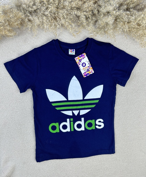 Футболка Adidas арт.660708 BIM kids мал. 9-12 (т.синий)