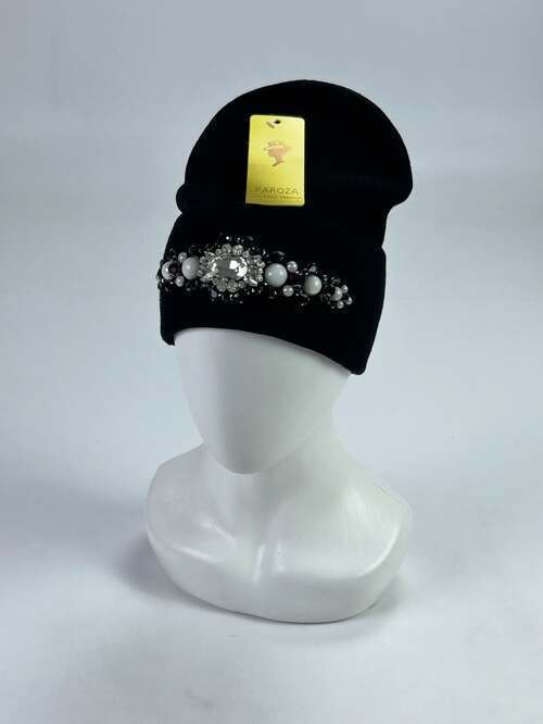 Шапка Кароза Хейсон от.ожерелье (черный)