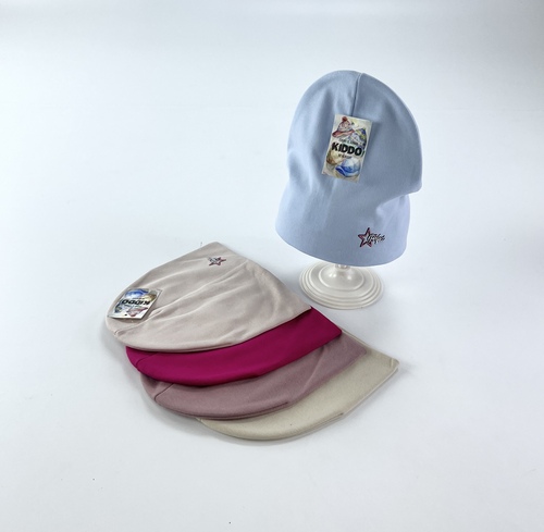 Шапка Kiddo арт.Рп-684 дев. 5-8 (микс)