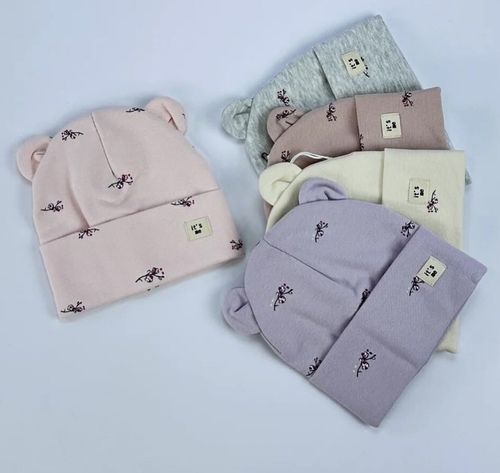 Шапка Orhida арт.Пр-076 с/о дев. 0-6м. (микс)