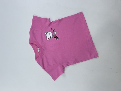 Футболка Meow арт.161023 CHASTE дев. 1-4 (розовый)