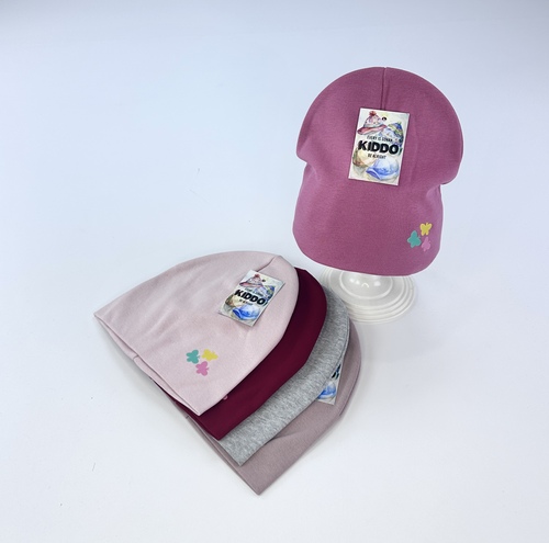 Шапка Kiddo арт.Рп-125/1 дев. 1-2 (микс)