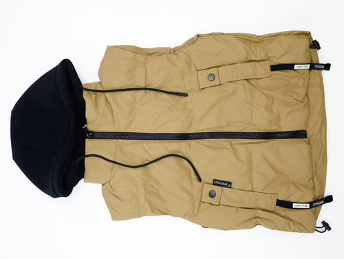 Жилет с капюшоном арт.6M-17 Ronlee Cootelo мал. 86-116 (горчичный)