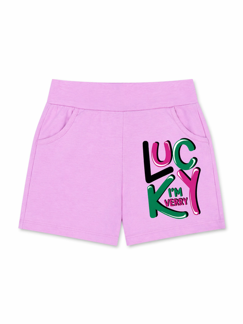 Шорты Lucky арт.18112 Lumina kids дев. 8-12 (светло-розовый)
