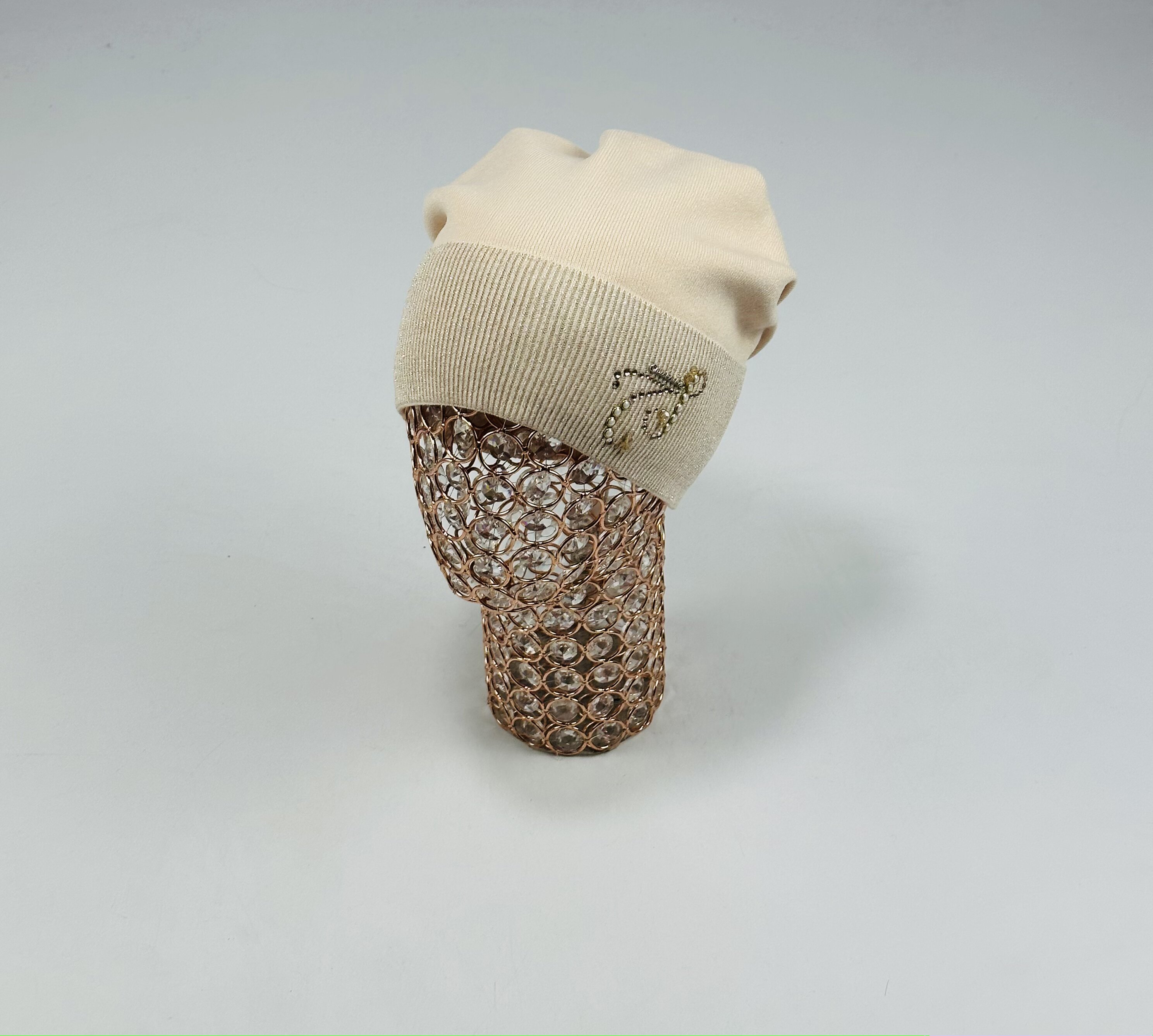 Шапка Корки Альби (персик)