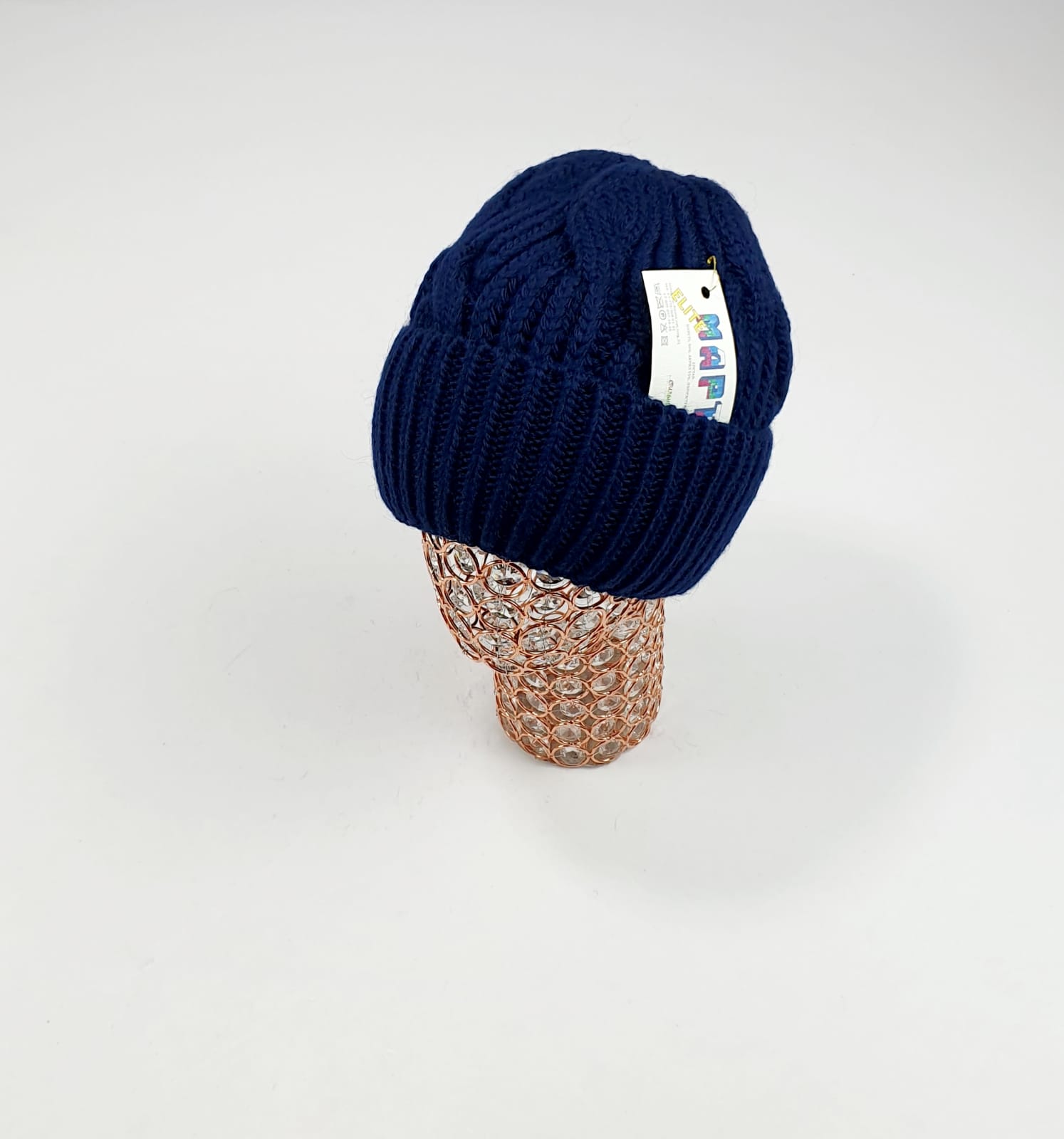 Шапка Март крупновяз. Каппа (т.синий)