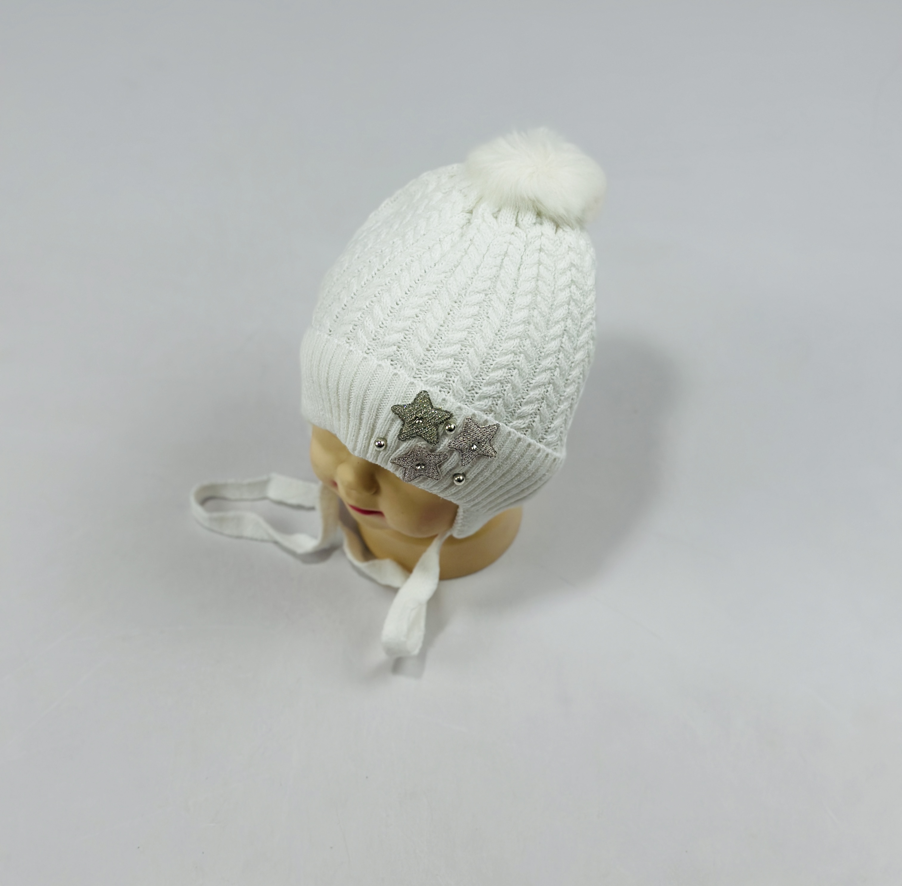 Шапка малютка арт.1024 (белый)