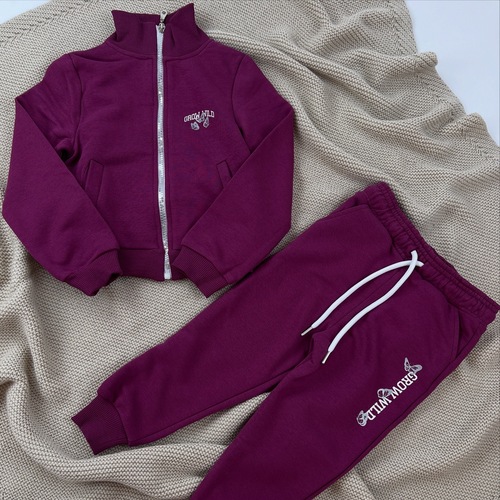 Костюм (кофта+штаны) Grow Wild арт.61686 TITO kids дев. 3-7 (фуксия)