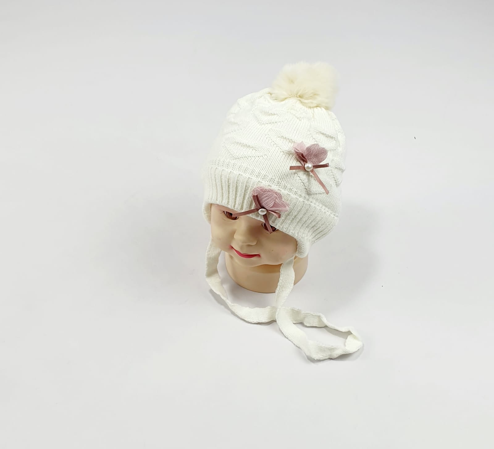 Шапка малютка арт.1005 (молочный)