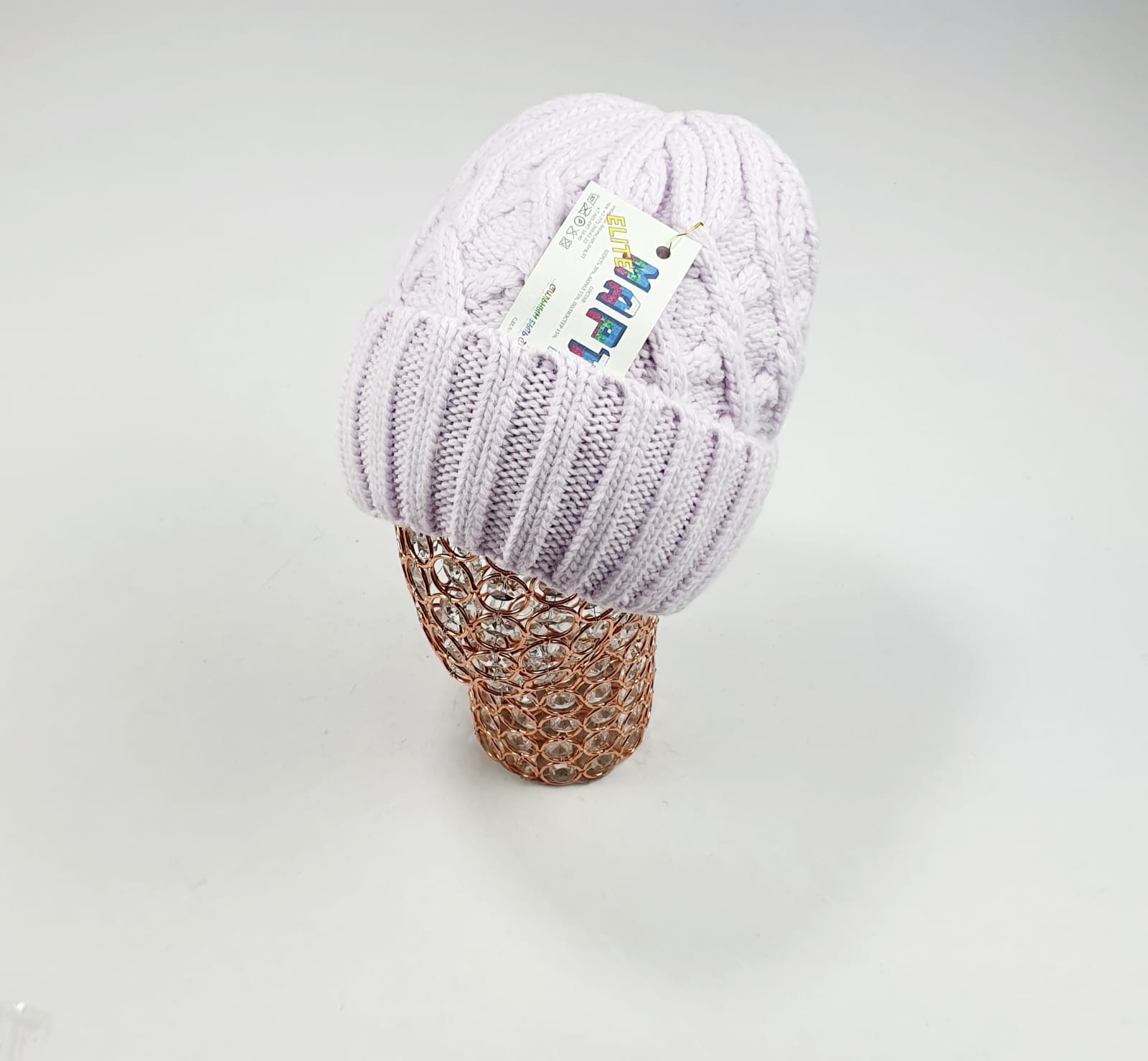 Шапка Март крупновяз. Дельта (сирень)