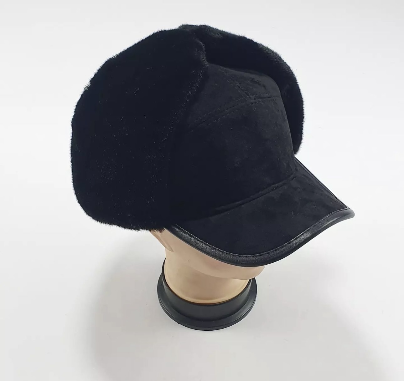 Кепка-ушанка арт.W-2 57р (черный)