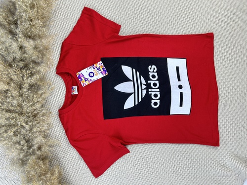 Футболка Adidas арт.660707 BIM kids мал. 9-12 (красный)