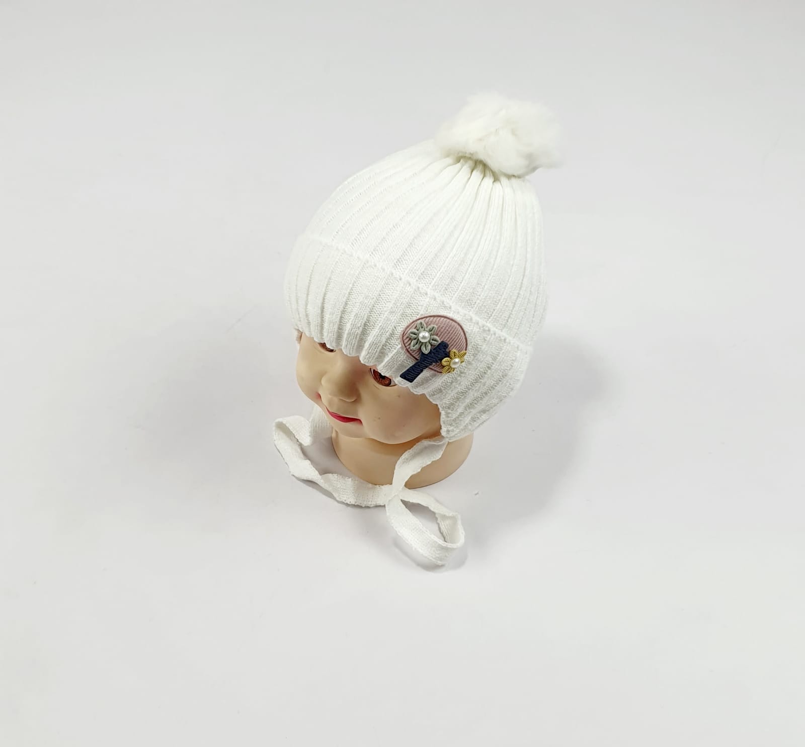 Шапка малютка арт.1011 (белый)
