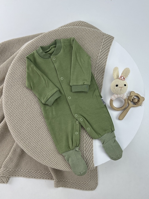 Комбинезон арт.250720 мал.дев. 3-9 (зеленый)