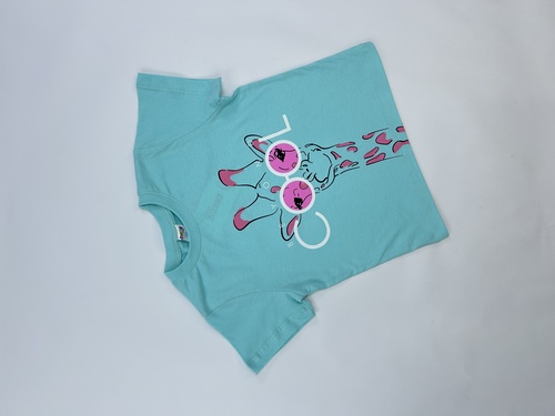 Футболка Cool арт.1610012 CHASTE дев. 5-8 (мятный)