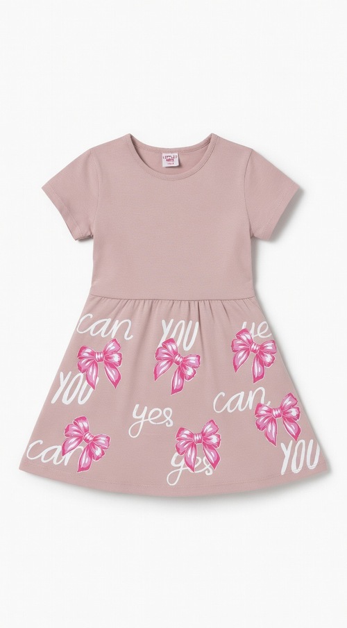 Платья арт.16615 Lumina kids дев. 3-6 (пудра)