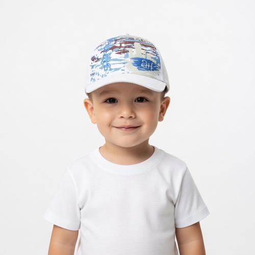 Кепка Kiddo арт.PAP-08 мал. 52 (белый)