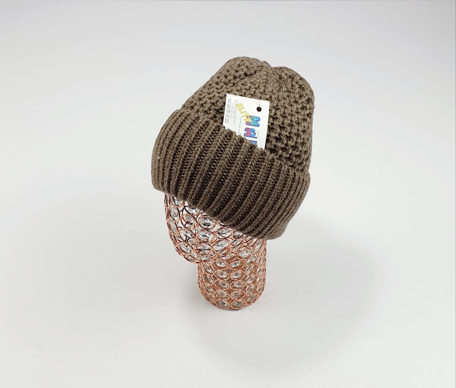 Шапка Март крупновяз. Сигма (коричневый)