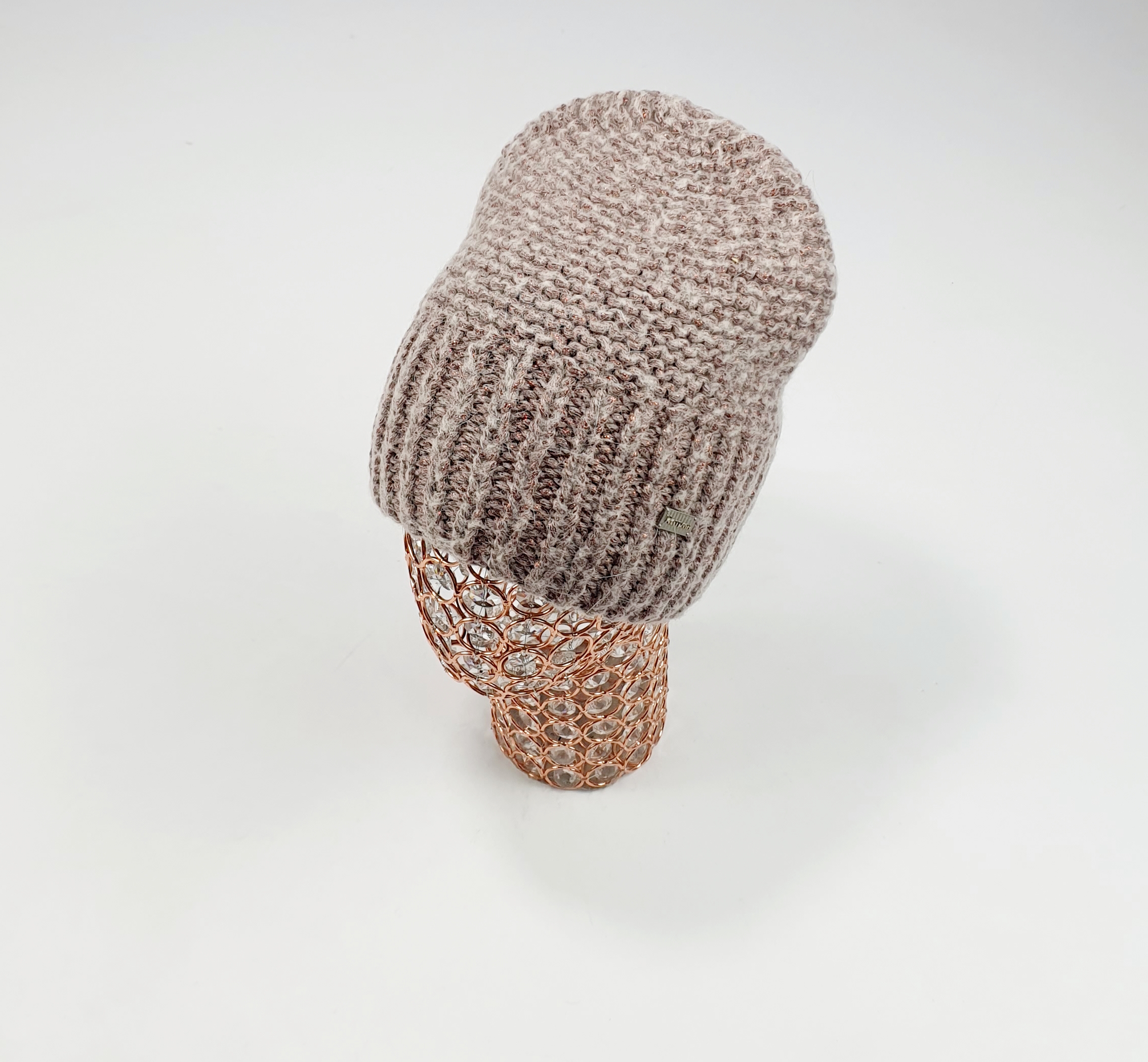 Шапка Катрин Виктория (т.пудра)