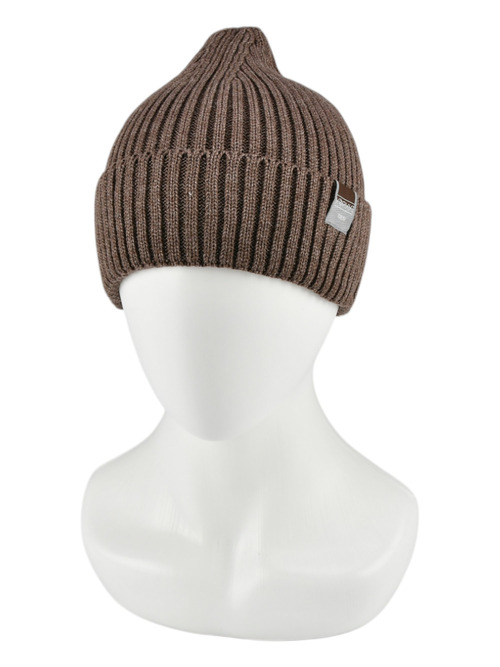Шапка арт.SHM-039 Korkki муж. 58-60 (коричневый меланж)