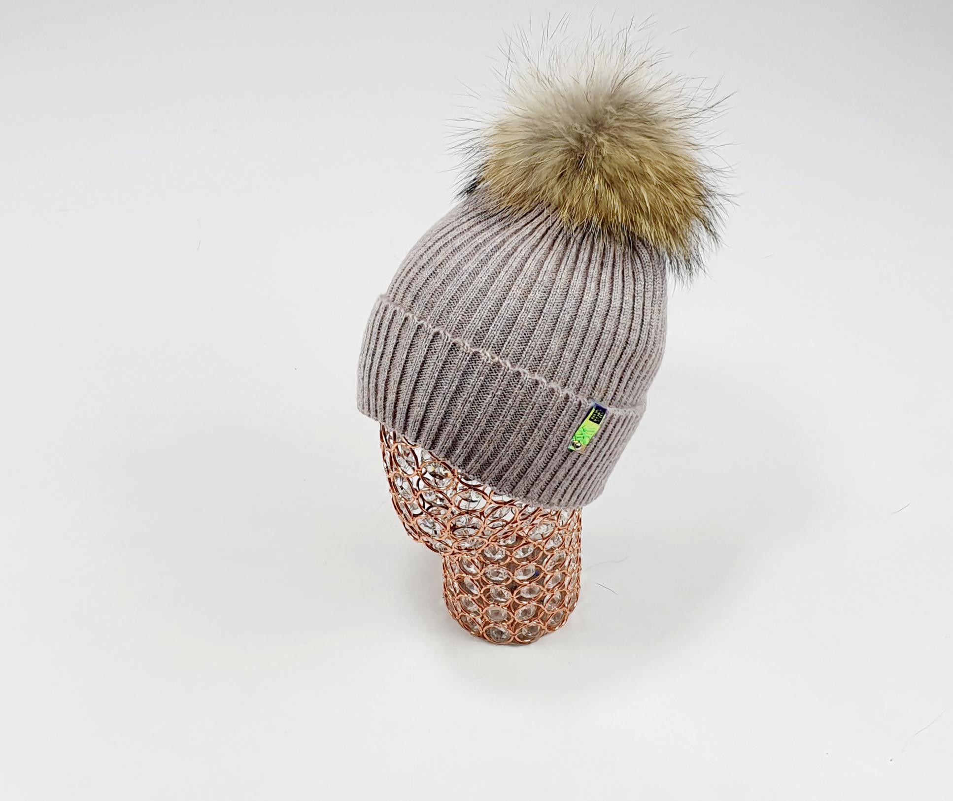 Шапка Амали мохер Сапсан (лиловый)