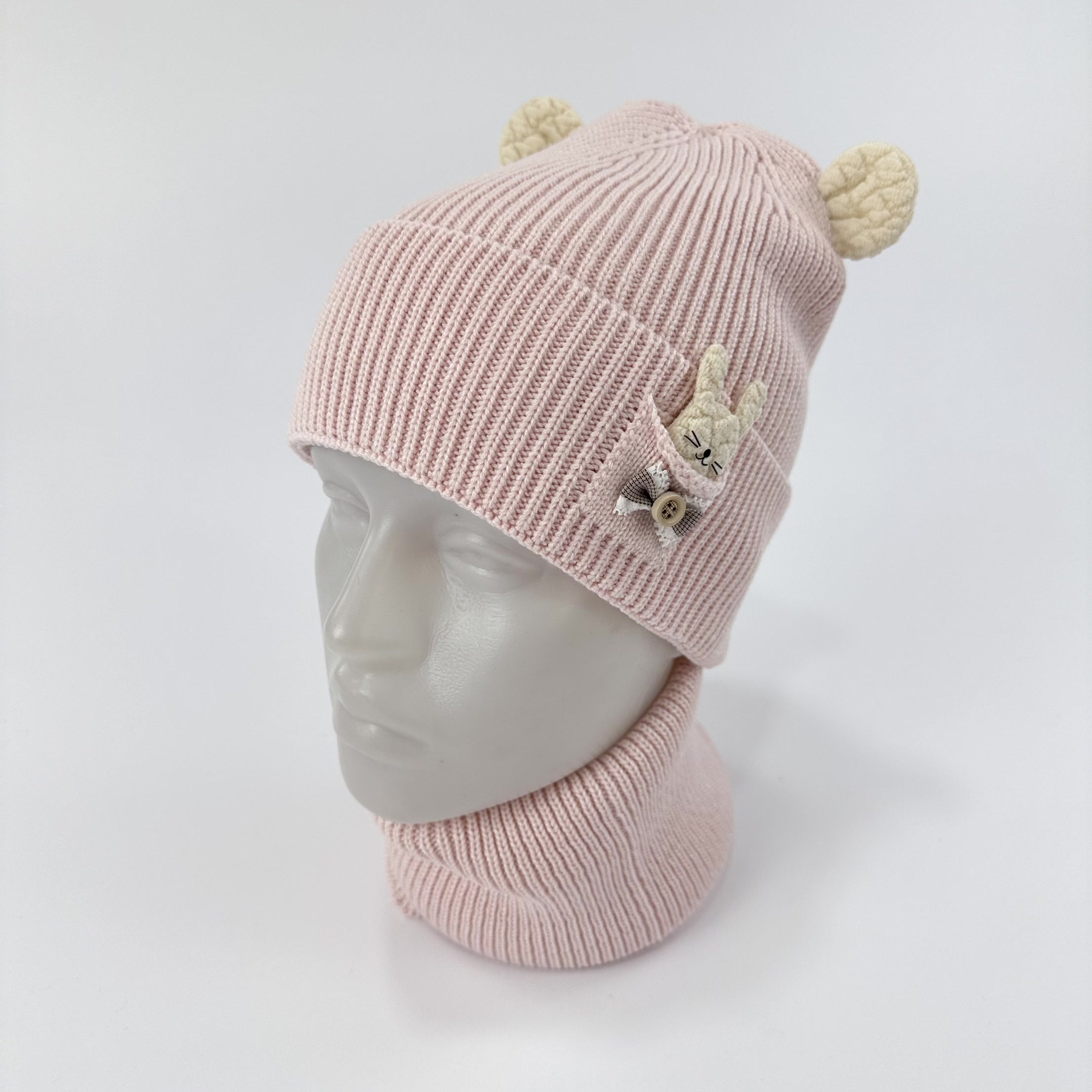 Комплект Амари К Зайчик (пудра)