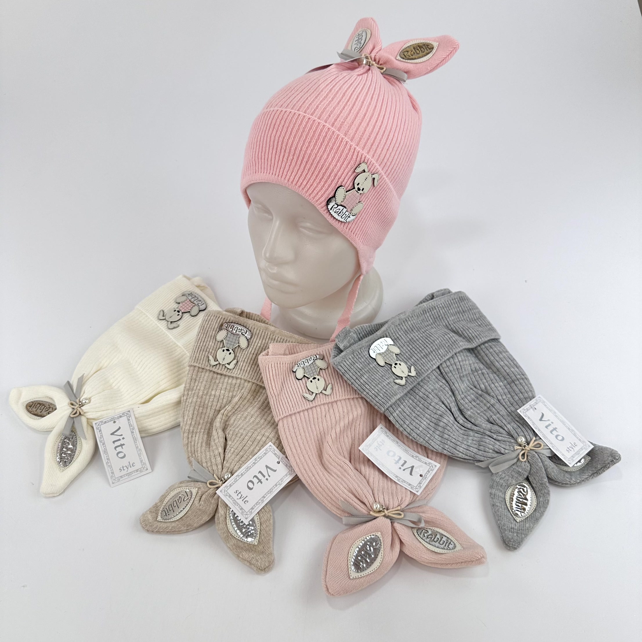 Шапка Вито Зайка ребит (микс)