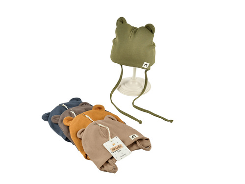 Шапка Мишка с зав. б/о арт.Плн-290/1 Orhida мал. 0-6 (микс)