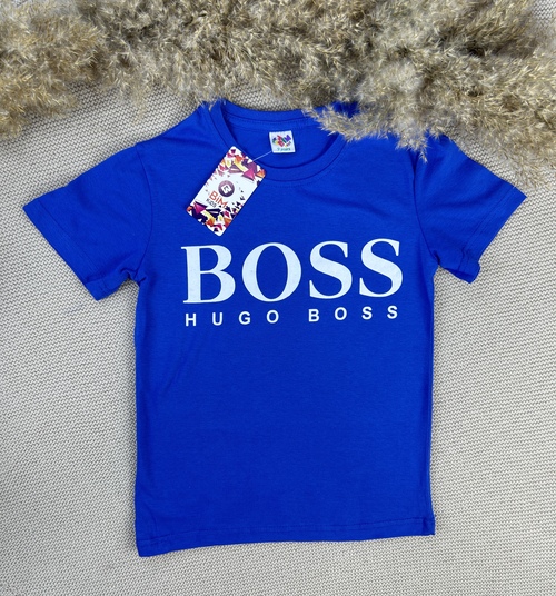 Футболка Hugo Boss арт.680710 BIM kids мал. 9-12 (синий)