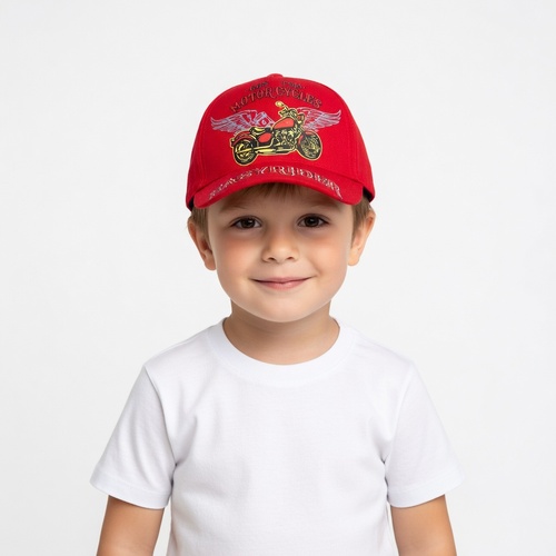 Кепка Kiddo арт.PAP-07 мал. 54 (красный)