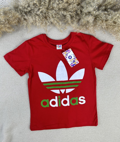 Футболка Adidas арт.660708 BIM kids мал. 9-12 (красный)