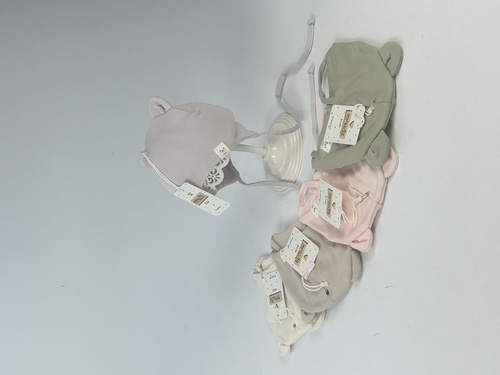 Шапка Cutle с зав. б/о арт.Подн-288/1 Orhida дев. 0-6 (микс)