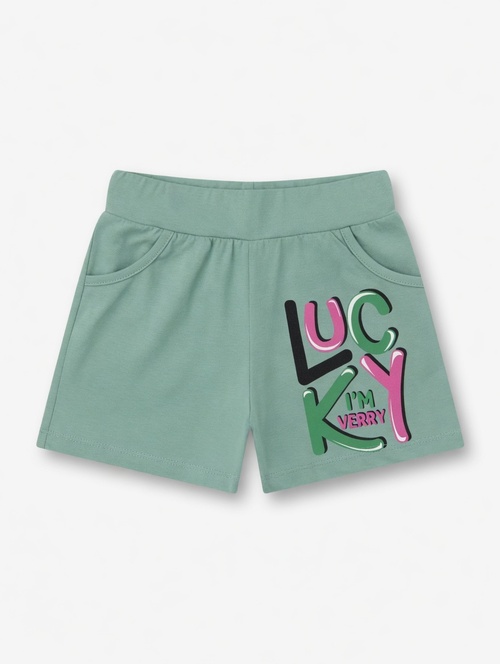Шорты Lucky арт.18112 Lumina kids дев. 8-12 (оливковый)