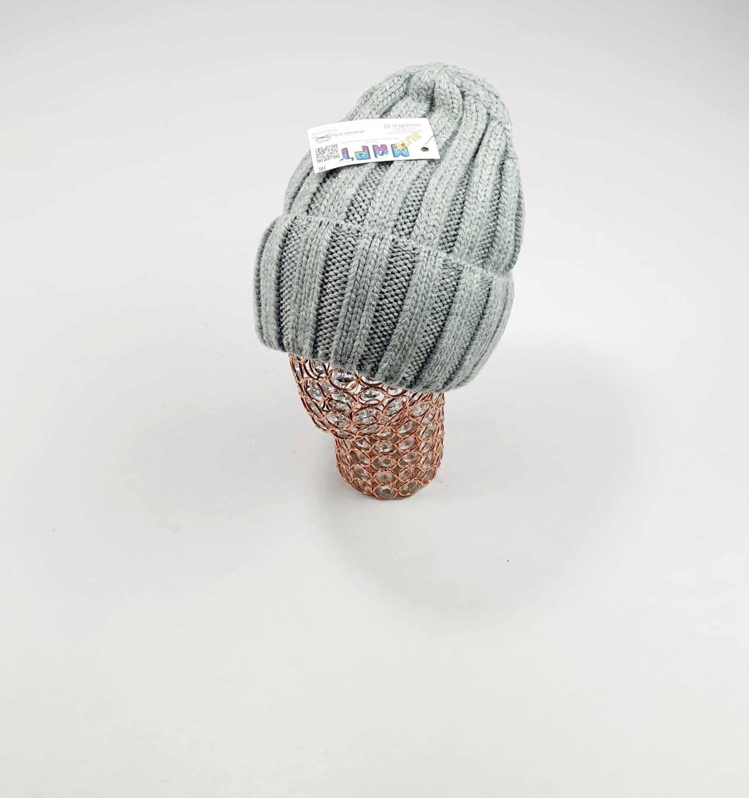 Шапка Март крупновяз. Альфа (серый)