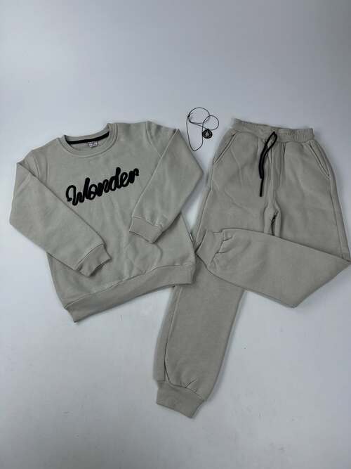 Комплект (кофта+штаны) начес арт.536993 Civicti мал. 7-10 (светло-серый)