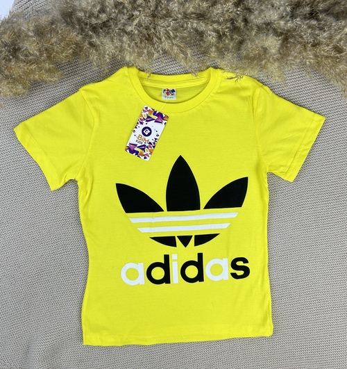 Футболка Adidas арт.660708 BIM kids мал. 9-12 (желтый)