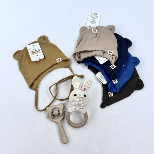 Шапка Bear с зав. б/о арт.Подн-500/1 Orhida мал. 0-6 (микс)