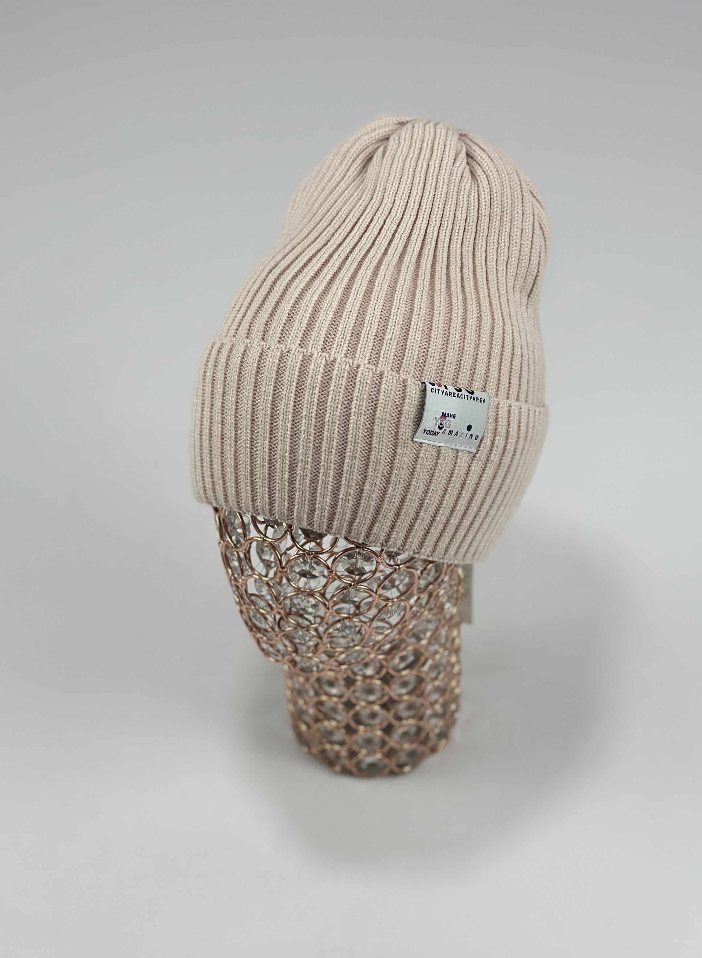 Шапка YSG арт.1009 (пудра)