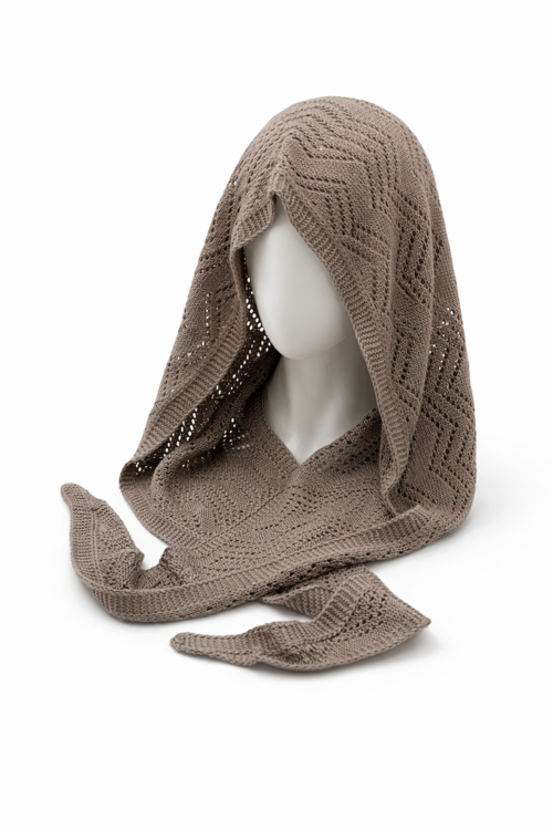 Капор-платок арт.020901 Тренды 58-60 (бежевый)