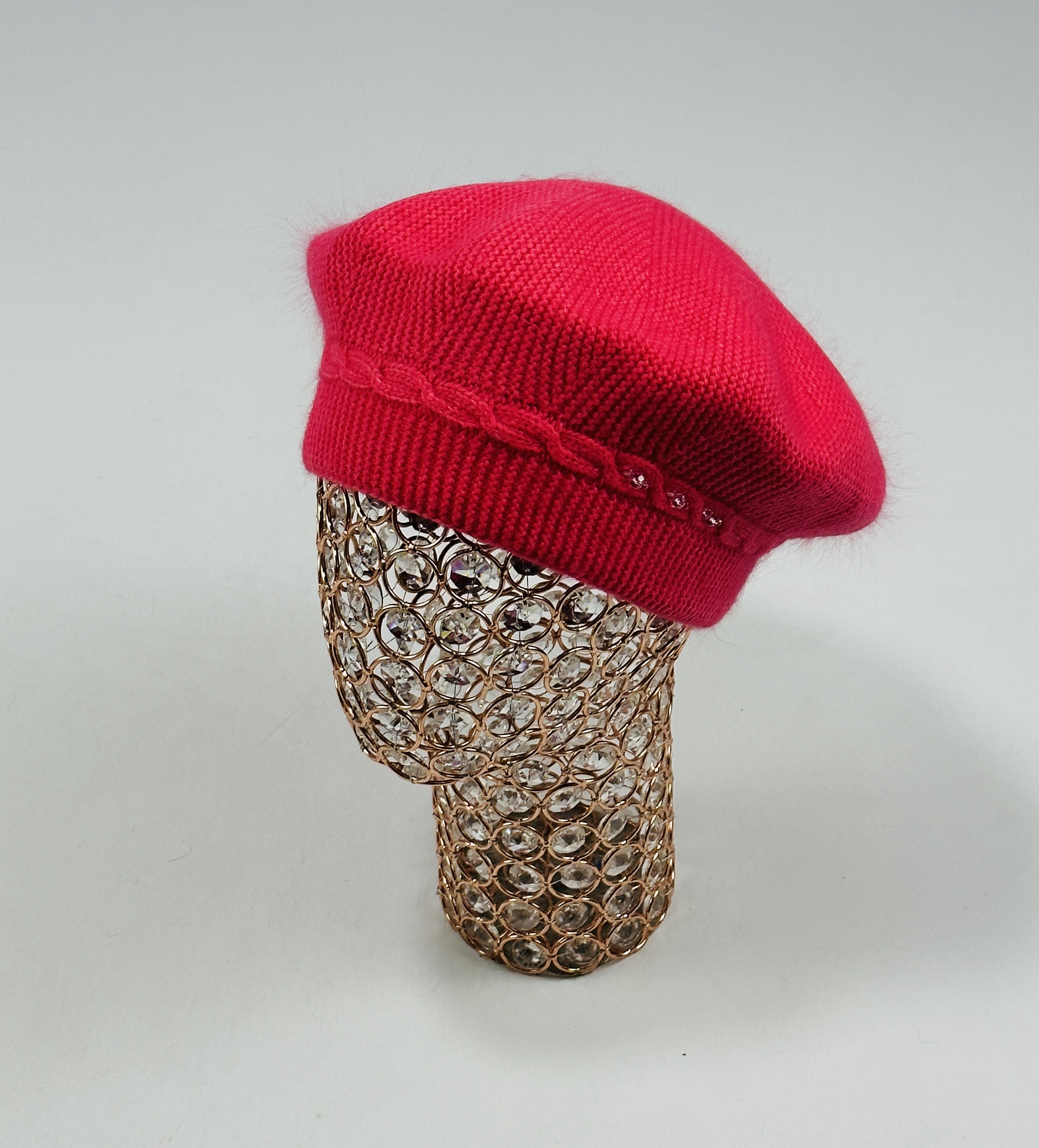 Берет BAITEX Луиза (малиновый)