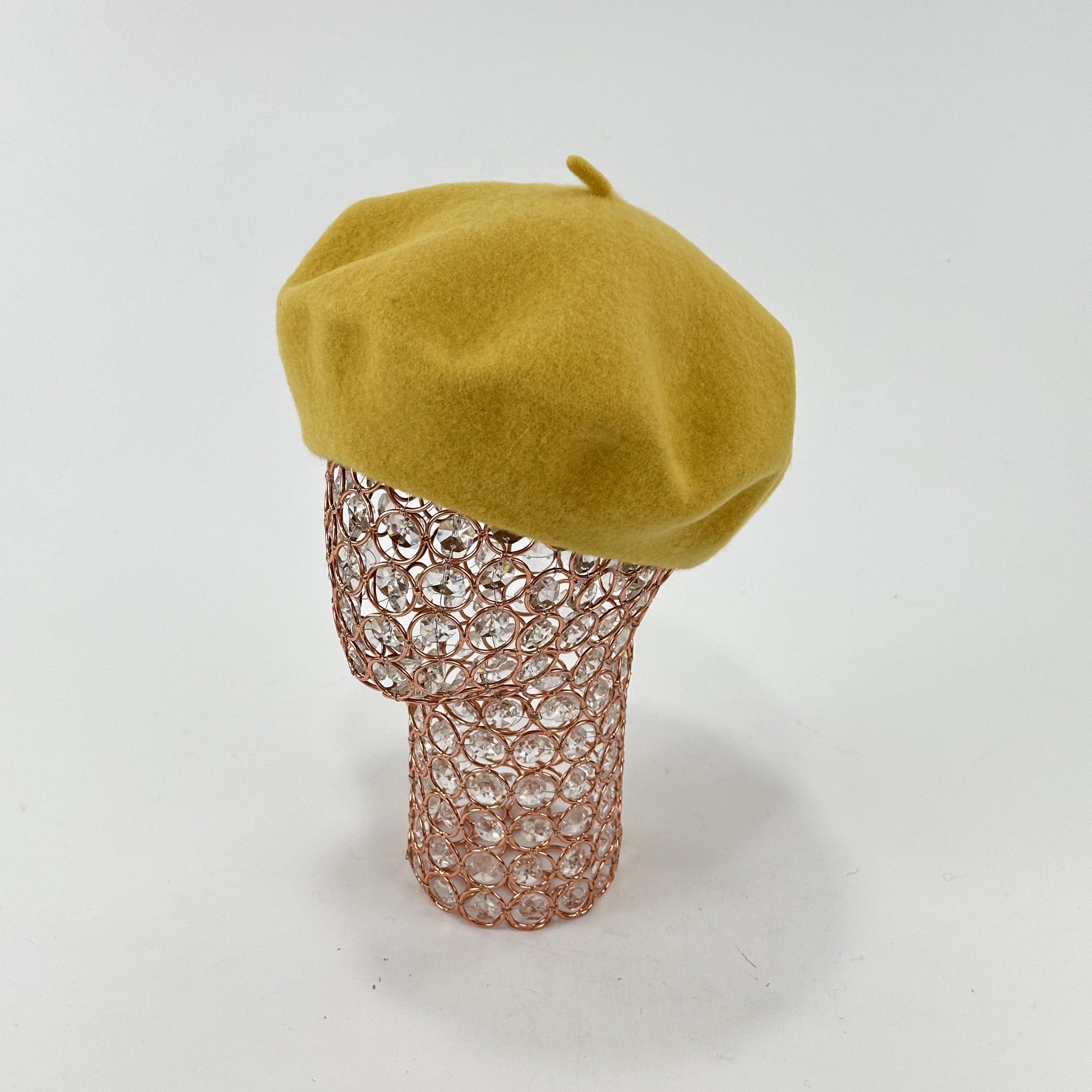 Берет Китай арт.204-1 жен. 56-58 (горчица)