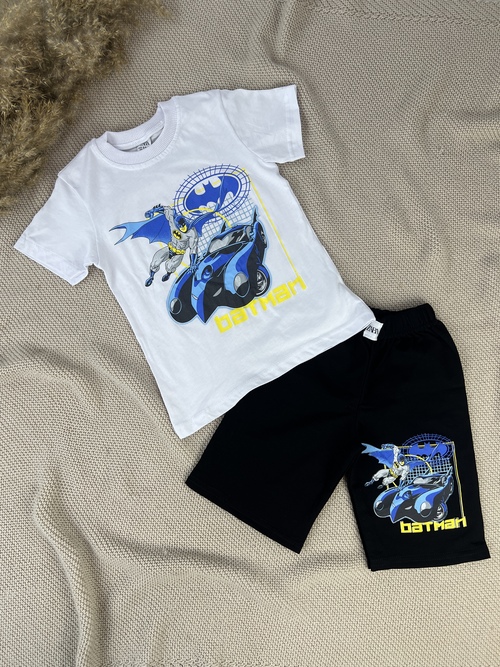 Костюм 2-ка арт.443-16 Batman мал. 3-12 (белый)
