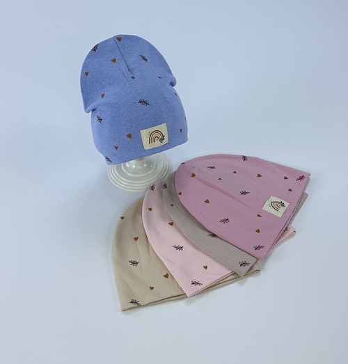 Шапка Orhida арт.Пкр-055 б/о дев. 1-2г (48-50р) (микс)