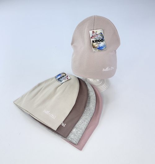 Шапка Kiddo арт.Кшп-206/1 дев. 3-4 (микс)