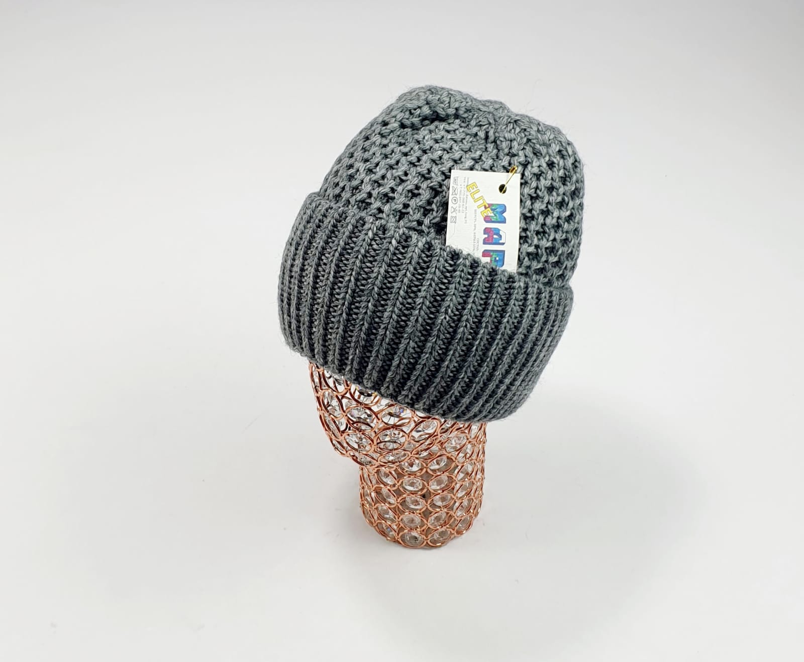 Шапка Март крупновяз. Сигма (т.серый)