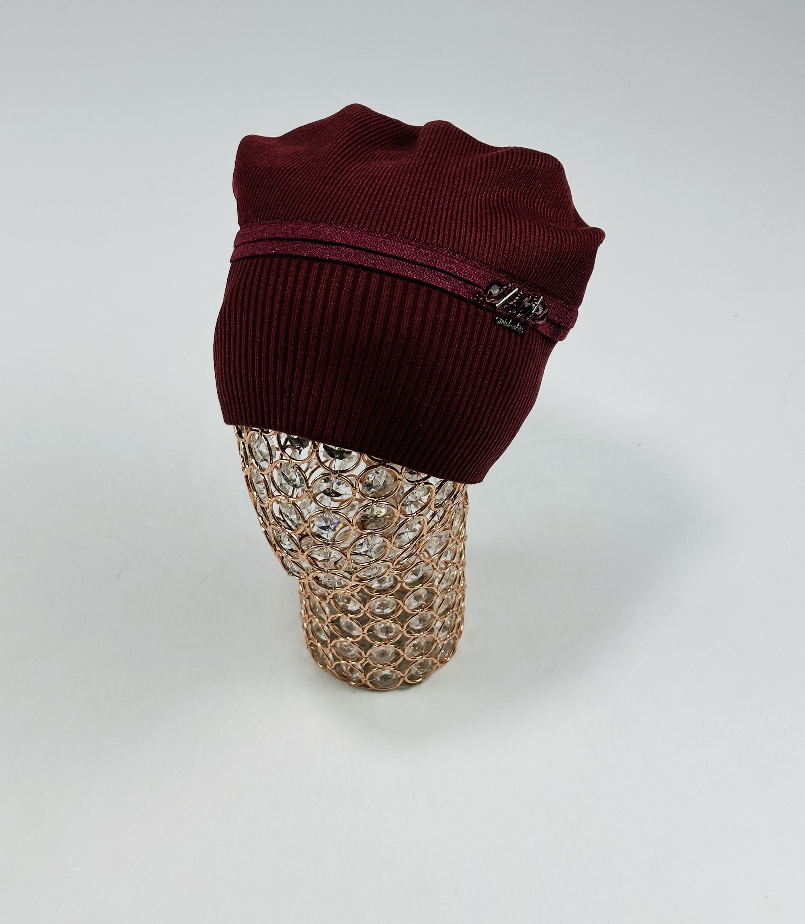 Шапка Корки Версаче (бордовый)